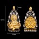 Tibet Yellow Jambhala God of Wealth Necklace