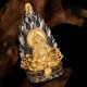 Tibet Yellow Jambhala God of Wealth Necklace