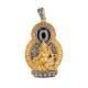 925 Silver Tibet Jambhala God of Wealth Dzi Bead Necklace 925 Silver Tibet Jambhala God of Wealth Dzi Bead Necklace