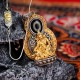 925 Silver Tibet Jambhala God of Wealth Dzi Bead Necklace 925 Silver Tibet Jambhala God of Wealth Dzi Bead Necklace