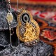 925 Silver Tibet Jambhala God of Wealth Dzi Bead Necklace 925 Silver Tibet Jambhala God of Wealth Dzi Bead Necklace