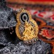 925 Silver Tibet Jambhala God of Wealth Dzi Bead Necklace 925 Silver Tibet Jambhala God of Wealth Dzi Bead Necklace