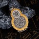 925 Silver Tibet Jambhala God of Wealth Dzi Bead Necklace 925 Silver Tibet Jambhala God of Wealth Dzi Bead Necklace