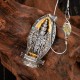 Sterling Silver Thousand-armed Guanyin Wealth Necklace Pendant Sterling Silver Thousand-armed Guanyin Wealth Necklace Pendant
