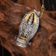 Sterling Silver Thousand-armed Guanyin Wealth Necklace Pendant Sterling Silver Thousand-armed Guanyin Wealth Necklace Pendant