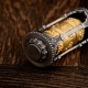 Silver Tibetan Prayer Wheel Wisdom Pendant