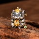 Sterling Silver Tibetan Rat Protection Necklace Pendant Sterling Silver Tibetan Rat Protection Necklace Pendant