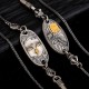 Sterling Silver Zakiram Goddess Tara Protection Necklace