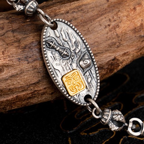 Sterling Silver Zakiram Goddess Tara Protection Necklace