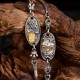 Sterling Silver Zakiram Goddess Tara Protection Necklace