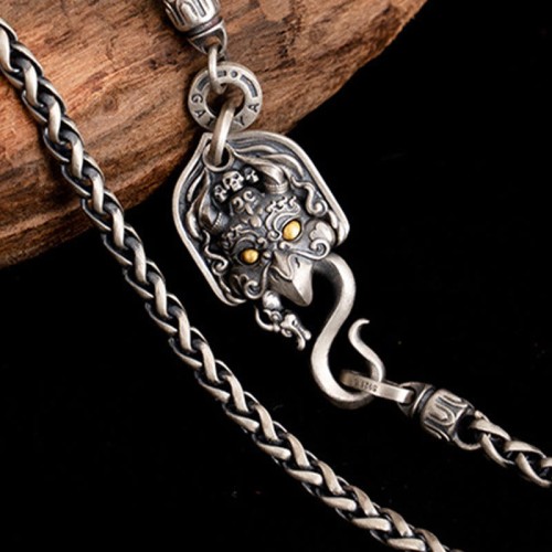 925 Silver Tibetan Garuda Wisdom Necklace 925 Silver Tibetan Garuda Wisdom Necklace