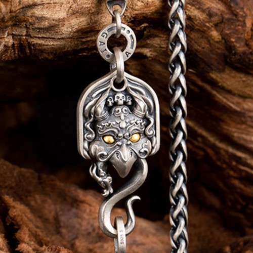 925 Silver Tibetan Garuda Wisdom Necklace 925 Silver Tibetan Garuda Wisdom Necklace