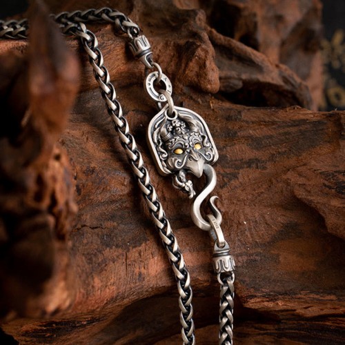 925 Silver Tibetan Garuda Wisdom Necklace 925 Silver Tibetan Garuda Wisdom Necklace