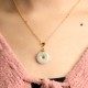 Jade Peace Buckle Luck Pendant Necklace Jade Peace Buckle Luck Pendant Necklace