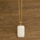 Hetian Jade Silver Prosperity Necklace Hetian Jade Silver Prosperity Necklace