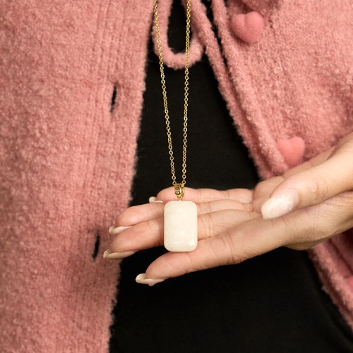 Hetian Jade Silver Prosperity Necklace Hetian Jade Silver Prosperity Necklace