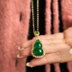 Green Chalcedony Gourd Pendant Necklace Green Chalcedony Gourd Pendant Necklace
