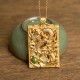 Dragon Gold-plated Copper Hetian Jade Necklace Dragon Gold-plated Copper Hetian Jade Necklace