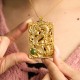 Dragon Gold-plated Copper Hetian Jade Necklace Dragon Gold-plated Copper Hetian Jade Necklace