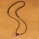 Sterling Silver Year of the Snake Agarwood Protection Pendant Sterling Silver Year of the Snake Agarwood Protection Pendant