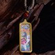 Tibet Zakiram Yellow God of Wealth Calm Necklace Tibet Zakiram Yellow God of Wealth Calm Necklace