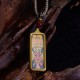Tibet Zakiram Yellow God of Wealth Calm Necklace Tibet Zakiram Yellow God of Wealth Calm Necklace