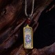 Tibet Zakiram Yellow God of Wealth Calm Necklace Tibet Zakiram Yellow God of Wealth Calm Necklace