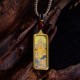 Tibet Zakiram Yellow God of Wealth Calm Necklace Tibet Zakiram Yellow God of Wealth Calm Necklace