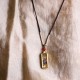 Tibet Zakiram Yellow God of Wealth Calm Necklace Tibet Zakiram Yellow God of Wealth Calm Necklace