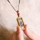 Tibet Zakiram Yellow God of Wealth Calm Necklace Tibet Zakiram Yellow God of Wealth Calm Necklace