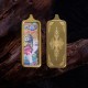 Tibet Zakiram Yellow God of Wealth Calm Necklace Tibet Zakiram Yellow God of Wealth Calm Necklace