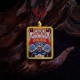 Tibetan Zakiram Nine-Tailed Fox Wealth Thangka Pendant Tibetan Zakiram Nine-Tailed Fox Wealth Thangka Pendant