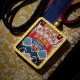 Tibetan Zakiram Nine-Tailed Fox Wealth Thangka Pendant Tibetan Zakiram Nine-Tailed Fox Wealth Thangka Pendant