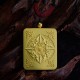 Tibetan Zakiram Nine-Tailed Fox Wealth Thangka Pendant Tibetan Zakiram Nine-Tailed Fox Wealth Thangka Pendant