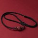 Cinnabar Zodiac Black String Blessing Necklace Cinnabar Zodiac Black String Blessing Necklace