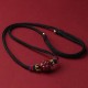 Cinnabar Zodiac Black String Blessing Necklace Cinnabar Zodiac Black String Blessing Necklace