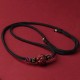Cinnabar Zodiac Black String Blessing Necklace Cinnabar Zodiac Black String Blessing Necklace