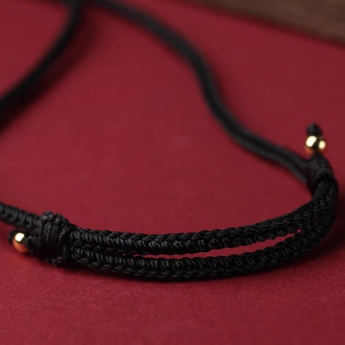 Cinnabar Zodiac Black String Blessing Necklace Cinnabar Zodiac Black String Blessing Necklace