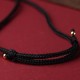 Cinnabar Zodiac Black String Blessing Necklace Cinnabar Zodiac Black String Blessing Necklace
