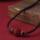 Cinnabar Zodiac Black String Blessing Necklace Cinnabar Zodiac Black String Blessing Necklace