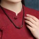 Cinnabar Zodiac Black String Blessing Necklace Cinnabar Zodiac Black String Blessing Necklace