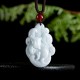Natural Jade Nine-Tailed Fox Luck Necklace Natural Jade Nine-Tailed Fox Luck Necklace