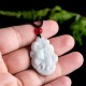 Natural Jade Nine-Tailed Fox Luck Necklace Natural Jade Nine-Tailed Fox Luck Necklace
