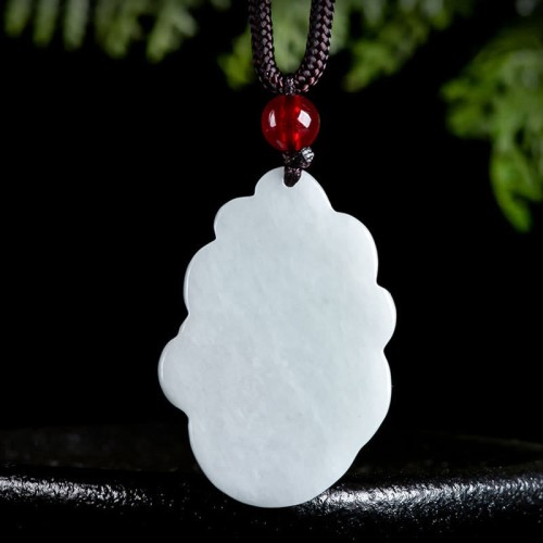 Natural Jade Nine-Tailed Fox Luck Necklace Natural Jade Nine-Tailed Fox Luck Necklace