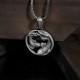 Pure Tin Double Koi Fish Wealth Necklace Pendant Pure Tin Double Koi Fish Wealth Necklace Pendant