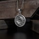Pure Tin Polishing Koi Fish Wealth Necklace Pendant Pure Tin Polishing Koi Fish Wealth Necklace Pendant