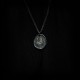 Sterling Silver Gold Crane Auspicious Clouds Pendant Necklace Sterling Silver Gold Crane Auspicious Clouds Pendant Necklace