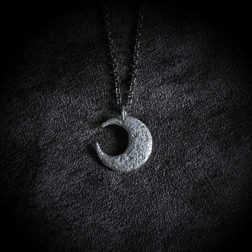 Sterling Silver Moon Balance Pendant Necklace Sterling Silver Moon Balance Pendant Necklace