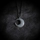 Sterling Silver Moon Balance Pendant Necklace Sterling Silver Moon Balance Pendant Necklace