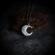 Sterling Silver Moon Balance Pendant Necklace Sterling Silver Moon Balance Pendant Necklace